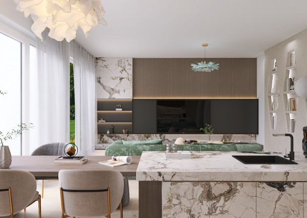 4 - izbová novostavba rodinného domu v obci Zvončín, na predaj