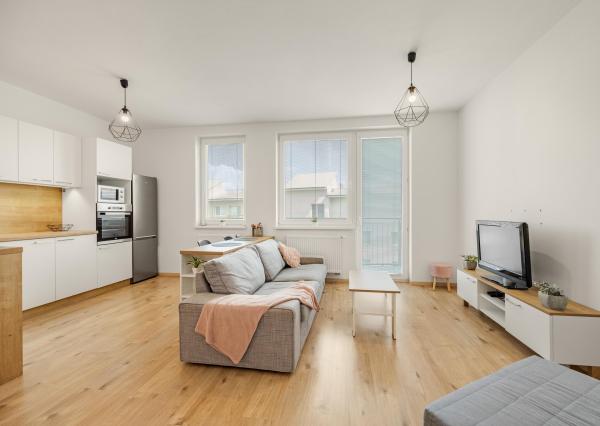 REZERVOVANÉ Krásny a moderný 1,5-izbový byt v Slovenskom Grobe