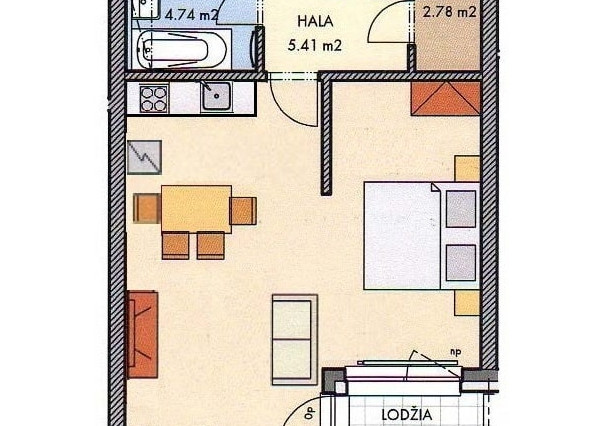 Na prenájom 2- izbový byt v novostavbe na ul.Šancovej Staré Mesto v Bratislave