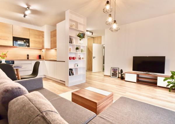 TRNAVA – NA PRENÁJOM nový 2 izbový byt s garážovým státím v lukratívnom a modernom projekte PRÚDY.