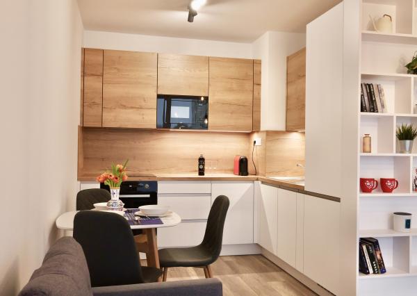 TRNAVA – NA PRENÁJOM nový 2 izbový byt s garážovým státím v lukratívnom a modernom projekte PRÚDY.