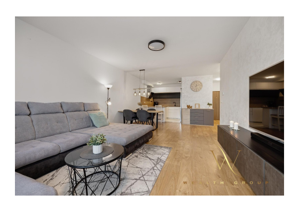 REZERVOVANÉ Senec (časť Senec Gardens) – na predaj novostavba 2 izbového nadšandardného bytu s parkovacím státim, loggiou a vlastným kúrením