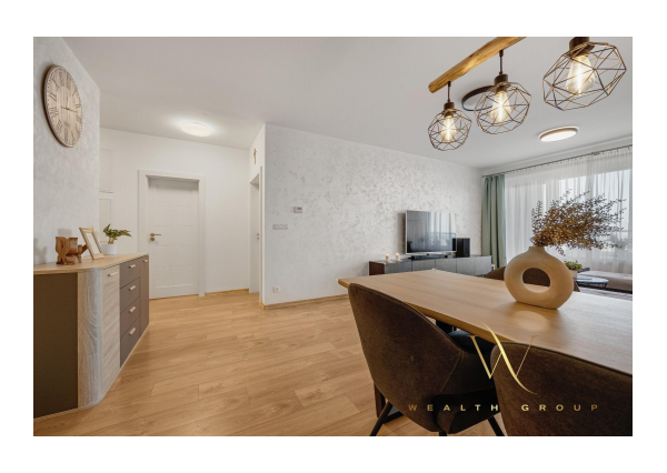 REZERVOVANÉ Senec (časť Senec Gardens) – na predaj novostavba 2 izbového nadšandardného bytu s parkovacím státim, loggiou a vlastným kúrením