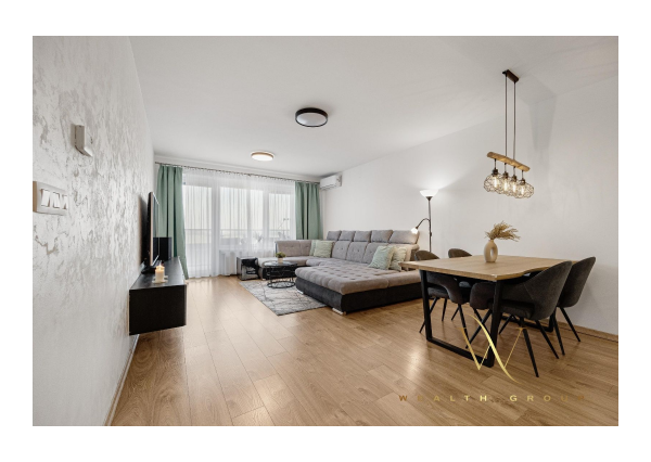 REZERVOVANÉ Senec (časť Senec Gardens) – na predaj novostavba 2 izbového nadšandardného bytu s parkovacím státim, loggiou a vlastným kúrením