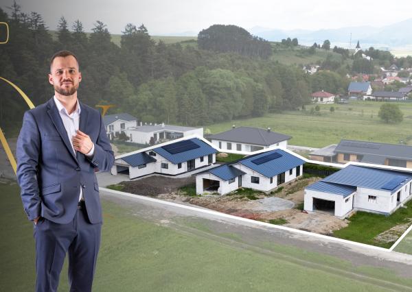 Na predaj 3 moderné nízkoenergetické rodinné domy v obci Valča