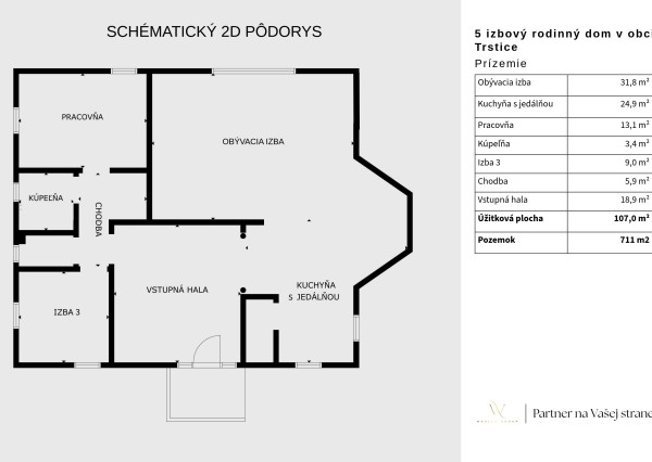 REZERVOVANÉ 5-izbový Rodinný Dom Na predaj - Trstice