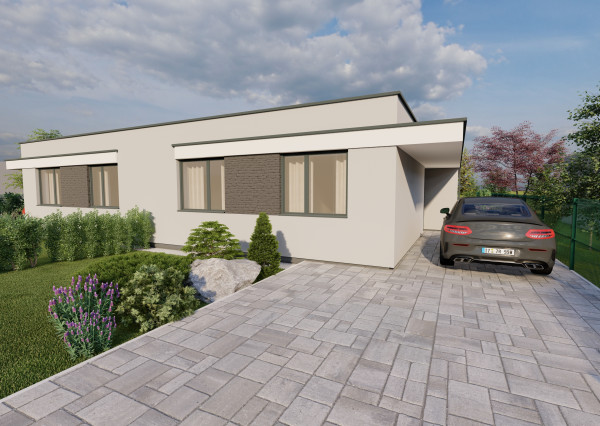 REZERVOVANÉ - Na predaj moderný 4-izbový rodinný dom s tepelným čerpadlom v obci Jablonec