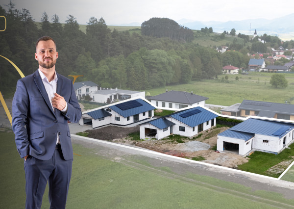 Na predaj 3 moderné nízkoenergetické rodinné domy v obci Valča