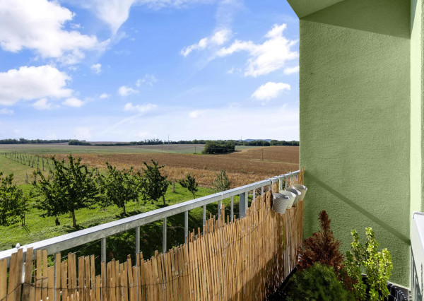 Na predaj slnečný 2-izbový byt s vlastným parkovacím miestom v obci Šelpice