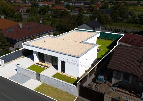 Tureň, okr. Senec – NA PREDAJ NOVOSTAVBA –  tehlový 4 izbový, samostatne stojací, nízkoenergetický rodinný dom