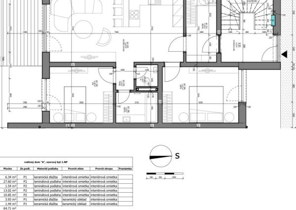 Na predaj 3-izbový byt so záhradkou a vlastným parkovacím miestom