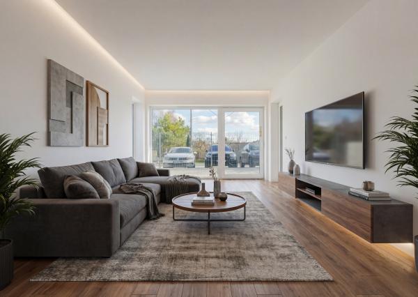 3-izbový byt v štádiu holobytu na predaj – Veľký Grob, 81 m², terasa, pozemok, parkovanie