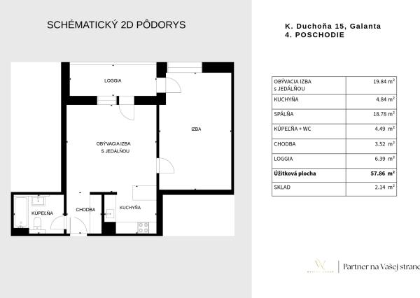 NA PRENÁJOM krásny 2iz dizajnový byt v projekte Galanta West