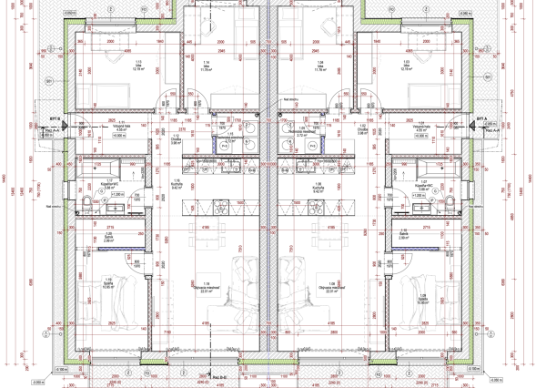 Na predaj dva praktické moderné 4-izbové domy v slepej uličke v obci Voderady