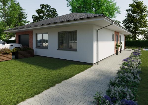 Na predaj nadštandardný moderný 4-izbový rodinný dom s garážou a tepelným čerpadlom, Hrubá Borša