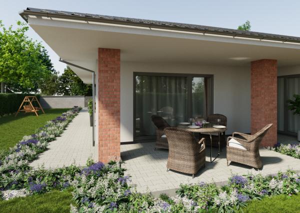 Na predaj nadštandardný moderný 4-izbový rodinný dom s garážou a tepelným čerpadlom, Hrubá Borša