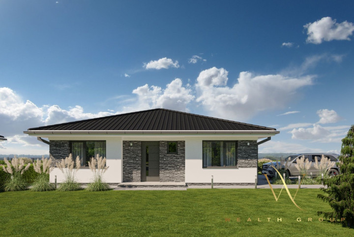 Kvetoslavov, okr. DS – na predaj POSLEDNÁ NOVOSTAVBA samostatného, 4i. tehlového RD – bungalov v súkromnej ulici, len 15 min. od Bratislavy