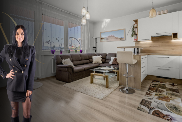 Slnečný 3-izbový byt s výhľadom na Karpaty s 2 garážovými státiami a 2 skladovými priestormi – Slovenský Grob