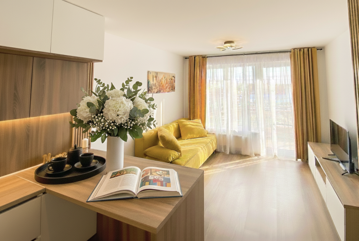 ŠTÝLOVÝ 2-IZBOVÝ BYT V NOVOSTAVBE S PARKOVANÍM