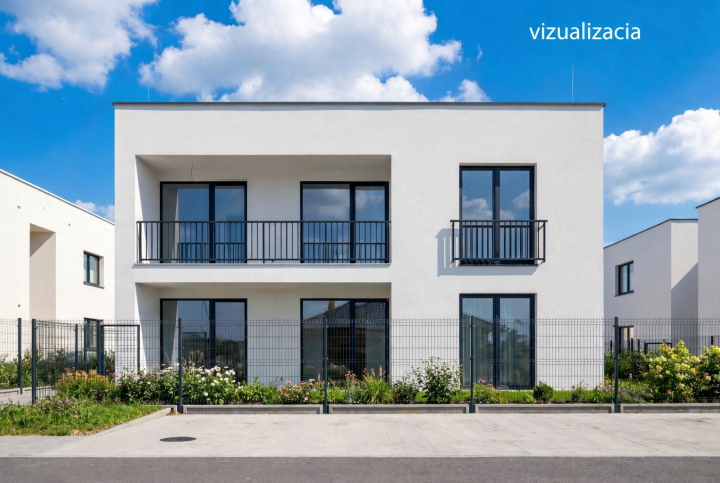 Veľkometrážny 2-izbový byt s balkónom v novostavbe na predaj, Cífer-Pác