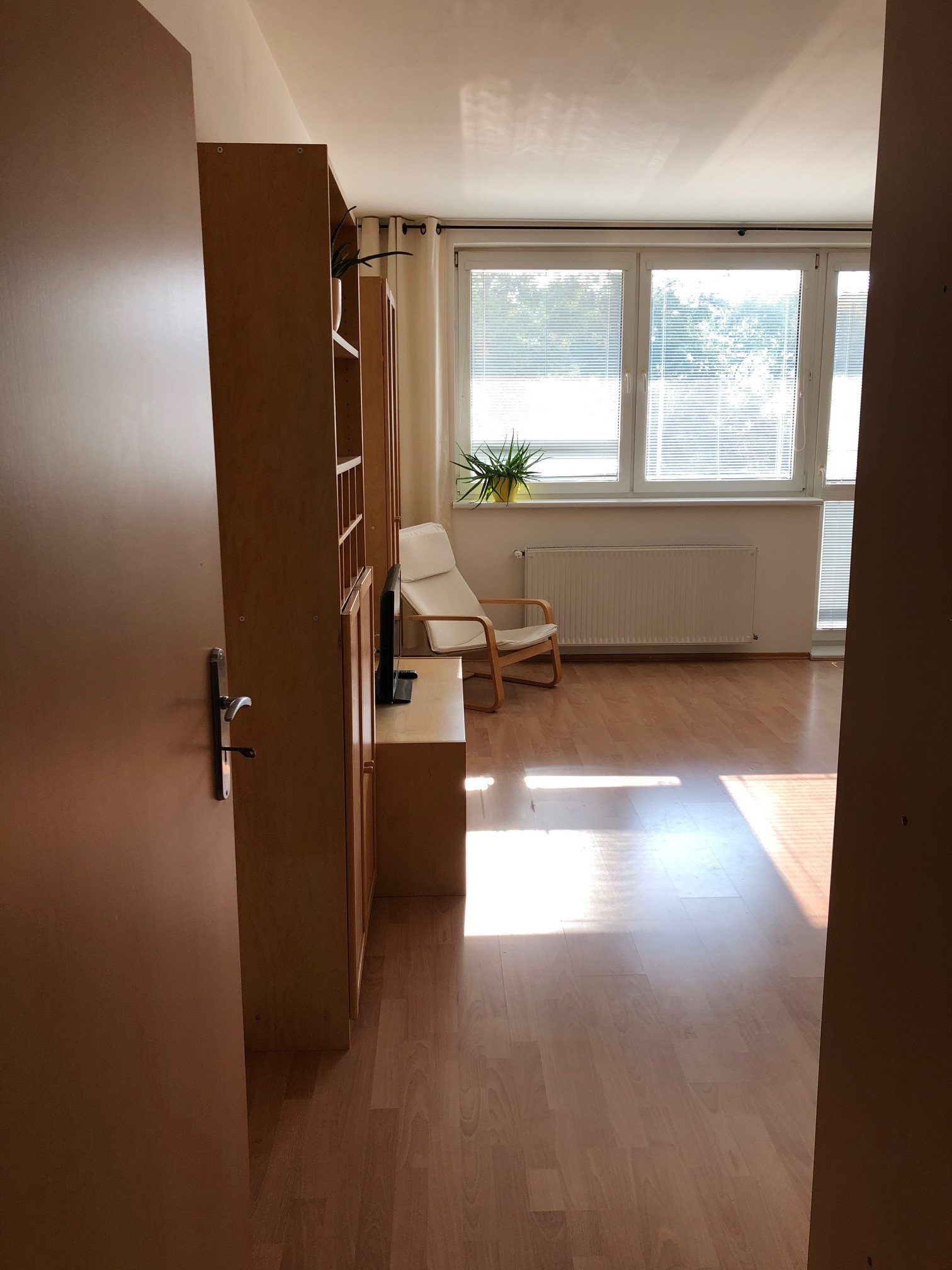 Na PRENÁJOM slnečný 1 izbový byt (44 m2) s veľkým  balkónom, Bratislava Petržalka
